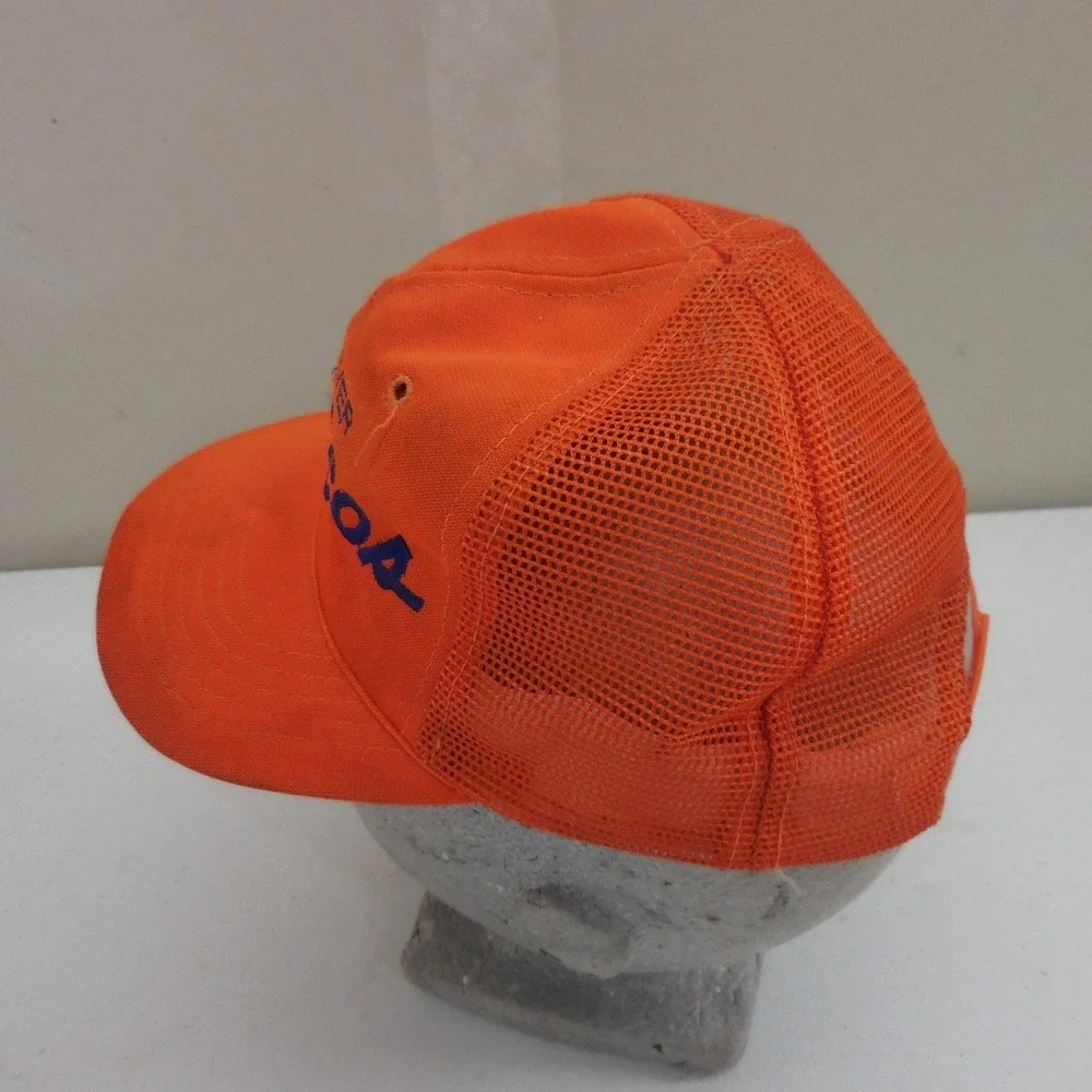 Vintage Denver Broncos Youth Trucker Hat Sports Specialties Orange Snapback NFL